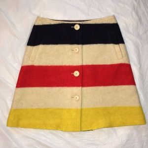 Boden Striped Color Skirt